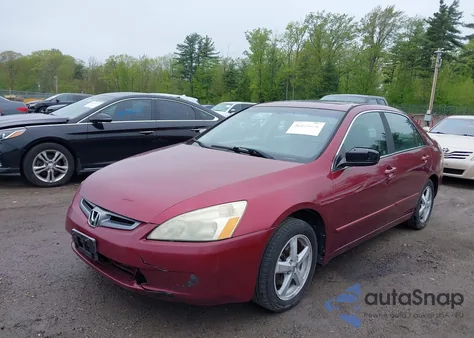2005 Honda Accord 2.4 Ex из США, поврежденный, VIN 1HGCM55865A188779